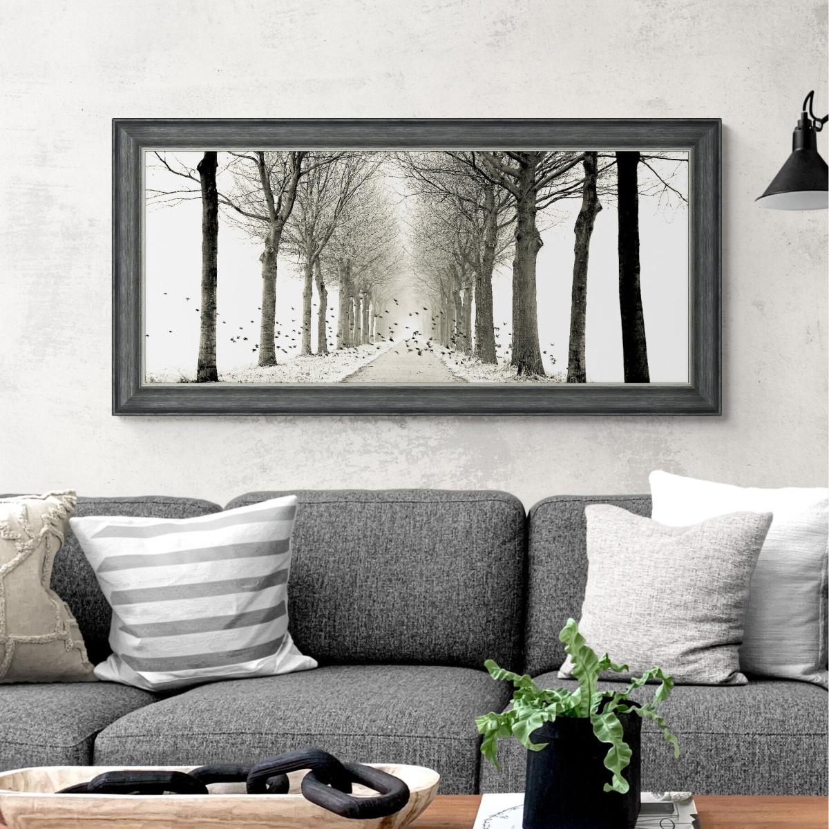 Birds by Lars Van Goor Framed Print Black and white – image 1