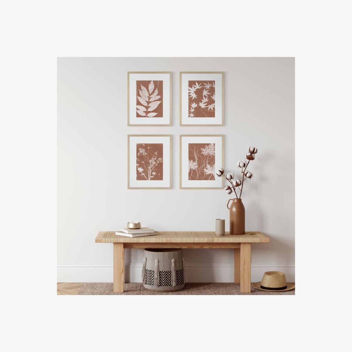 Set of 4 Enchanted Framed Prints – image 1
