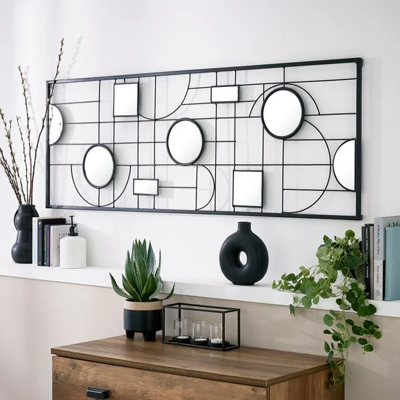Elements Indoor Outdoor Wall Art Panel Black – image 2