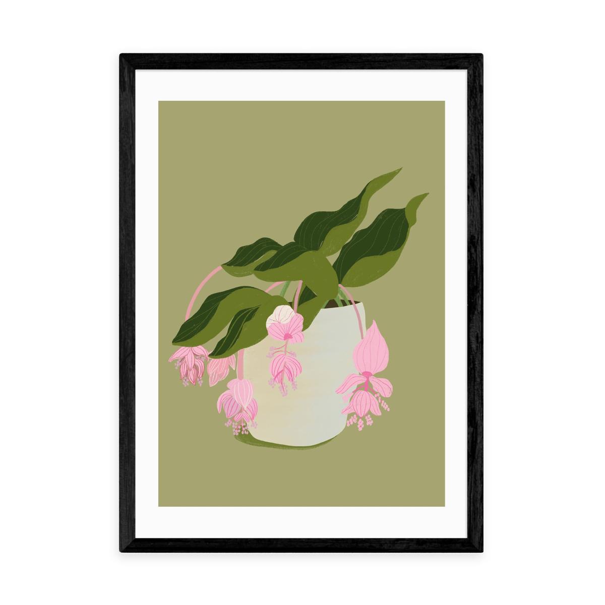 East End Prints My Medinilla Magnifica Print Green – image 2