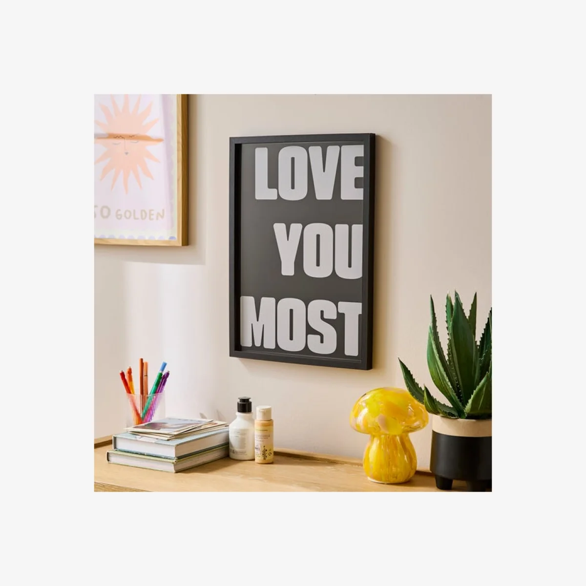 Love You Most Framed Print – image 1