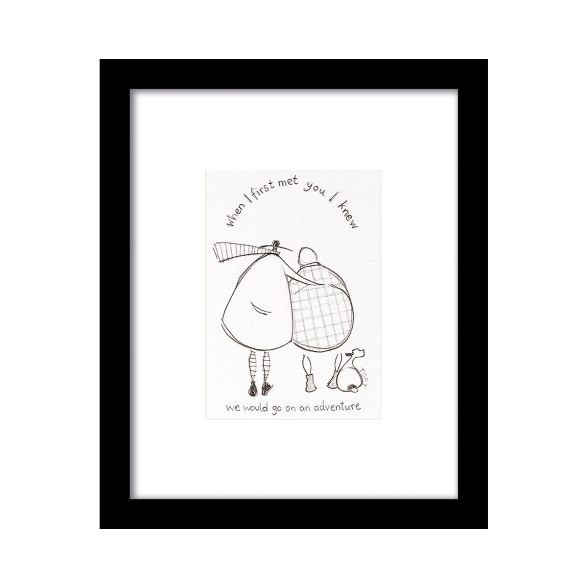 The Art Group When I First Met You Framed Print Black and white – image 2