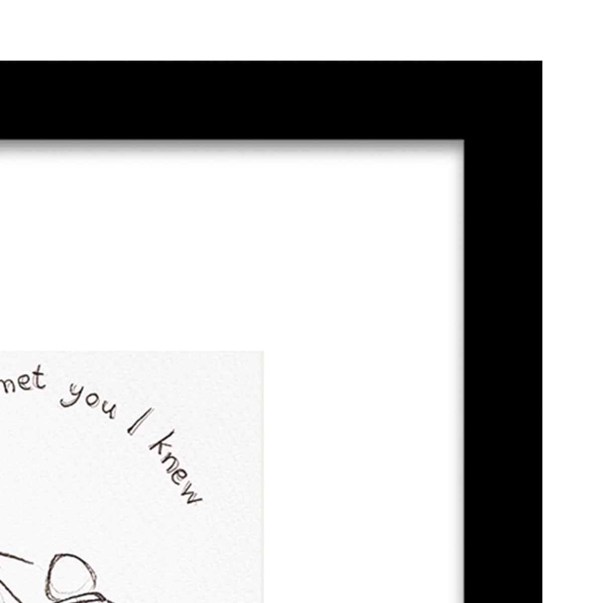 The Art Group When I First Met You Framed Print Black and white – image 3