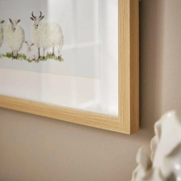 Fluffy Sheep Framed Print – image 2