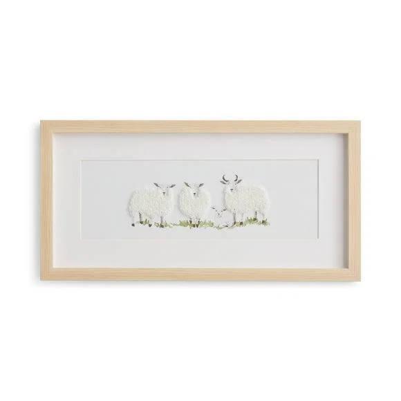 Fluffy Sheep Framed Print – image 3