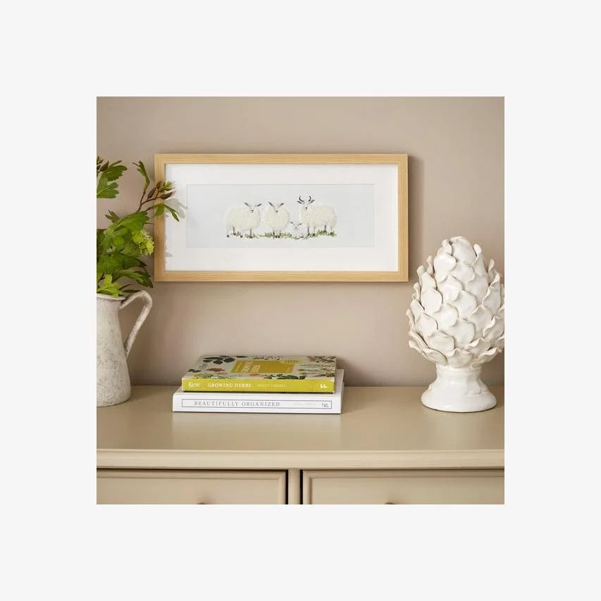 Fluffy Sheep Framed Print – image 1