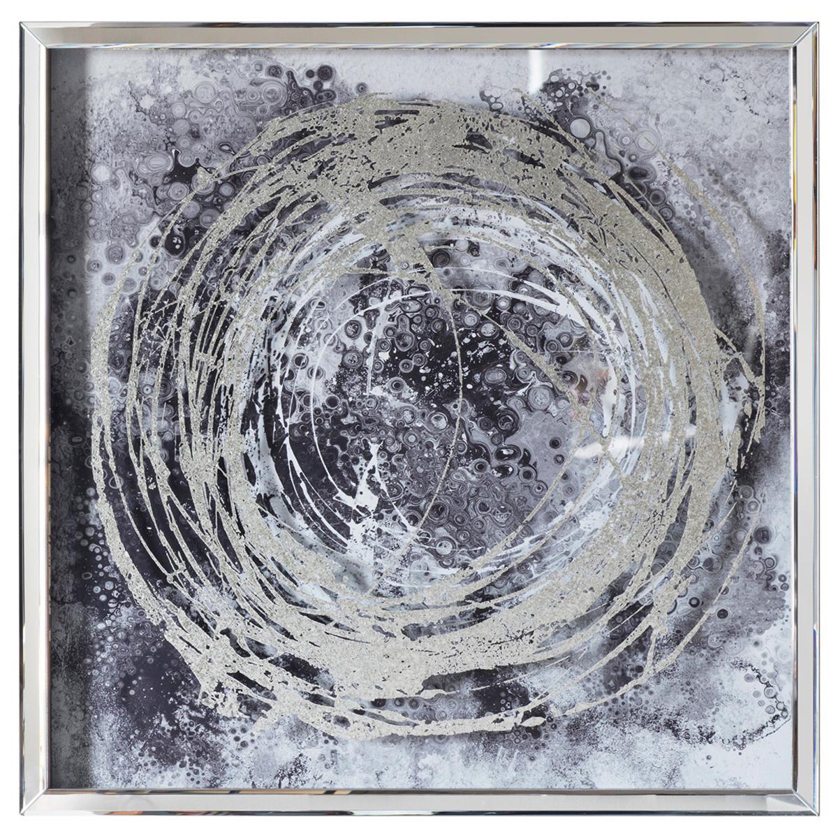 Cyclone Framed Art 2 Grey – image 1