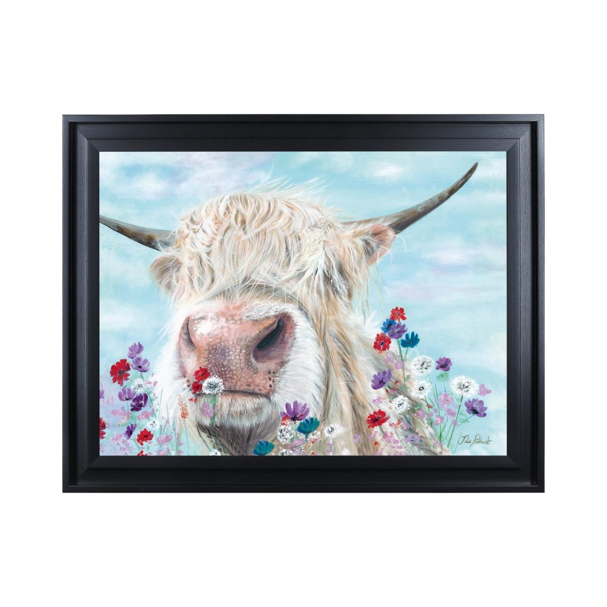 The Art Group Douglas with Flowers Framed Print Natural – image 2