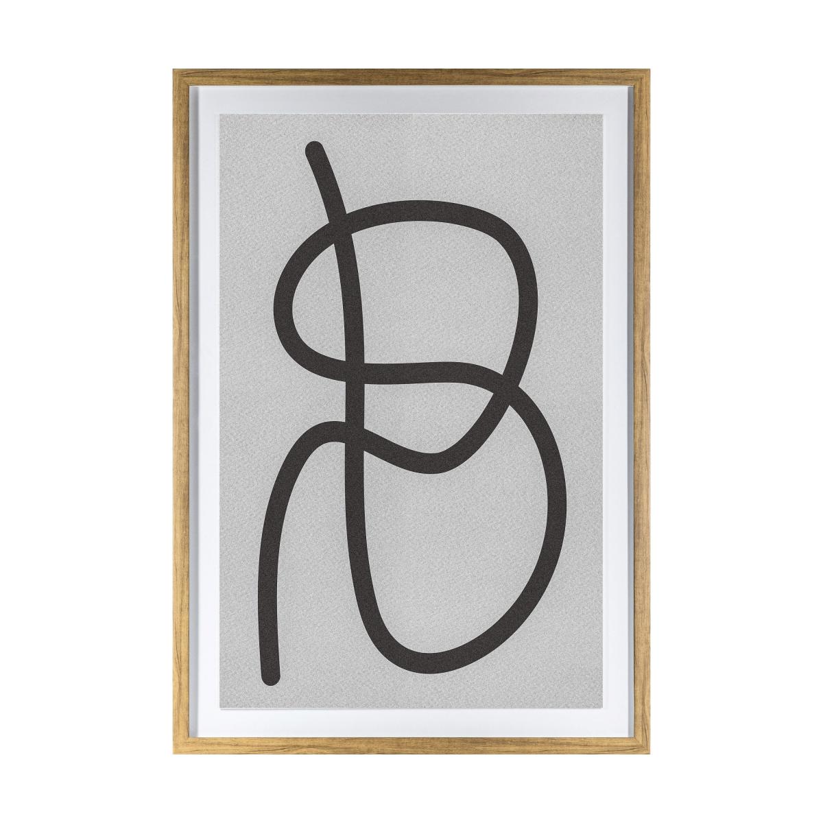 Milford Line Drawing Framed Art Natural – image 2