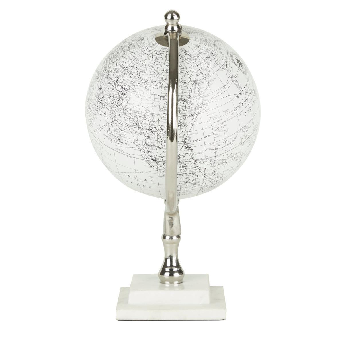 Marble Base Globe White and Black – image 2