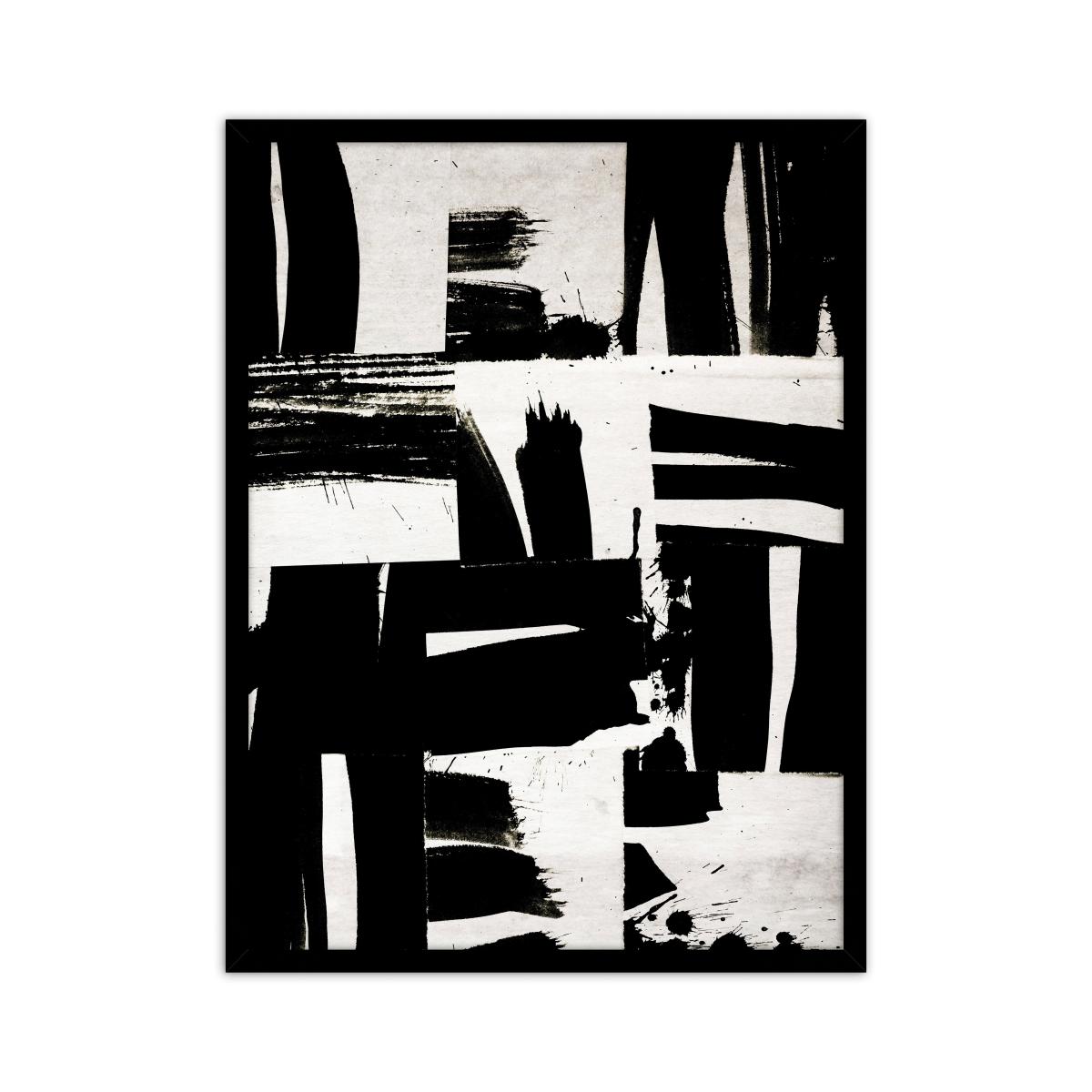 Wabi Sabi Black & White Framed Print Black – image 2