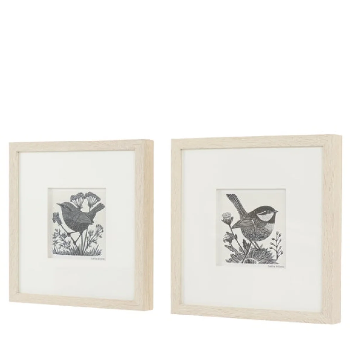 Cedar and Sage Set of 2 Winged Typography Framed Wall Art – image 2