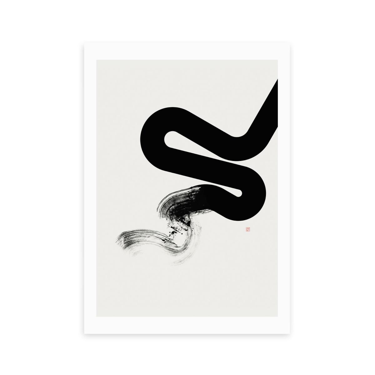 East End Prints The Race Print Black and white – image 2