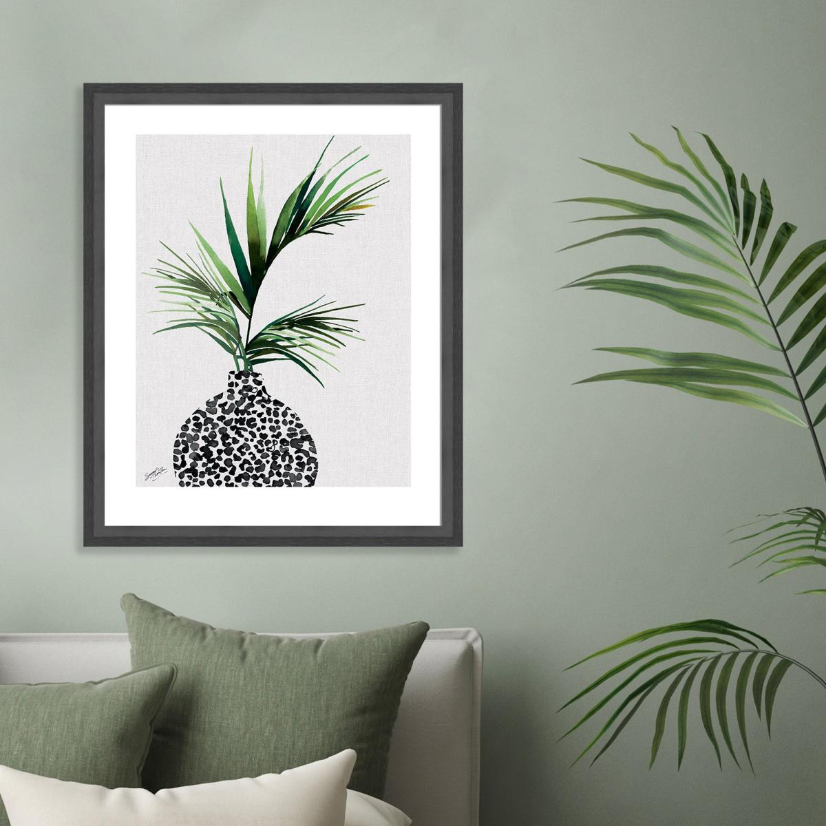 The Art Group Areca Palm Plant Framed Print Green – image 4