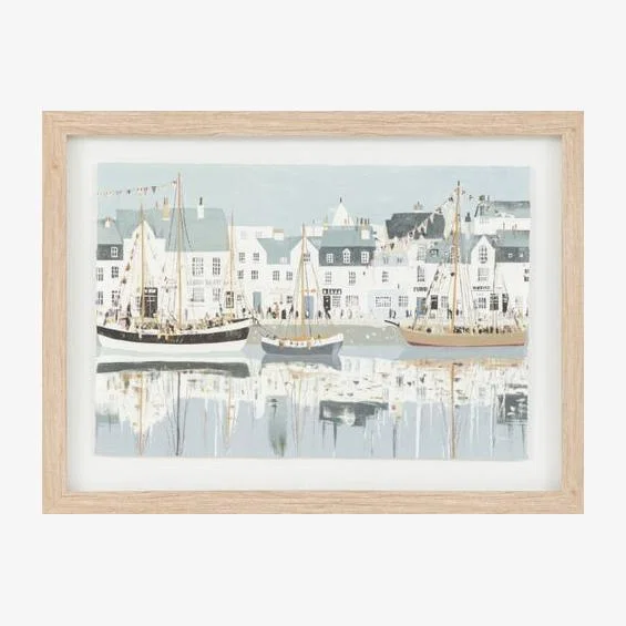 Cedar & Sage Dockside Days Framed Print – image 1