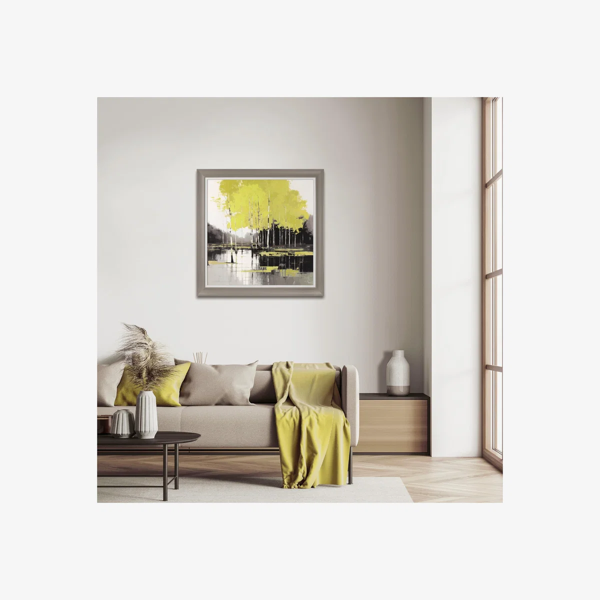 Canopy Cascade Framed Print