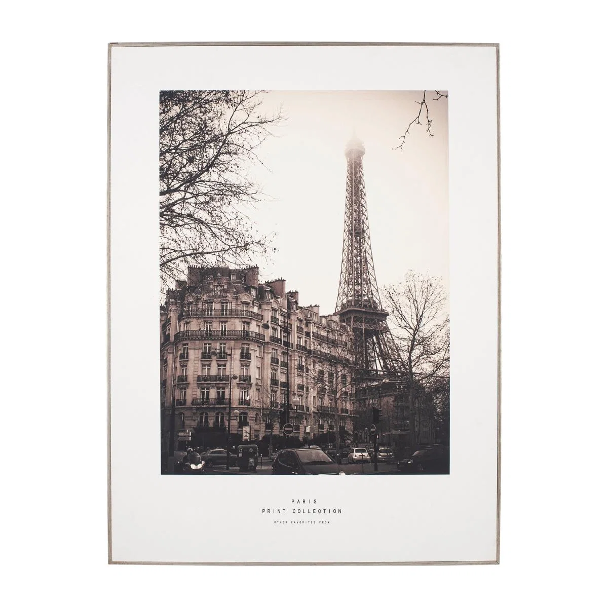 Mono Paris Canvas Print White/Black – image 2
