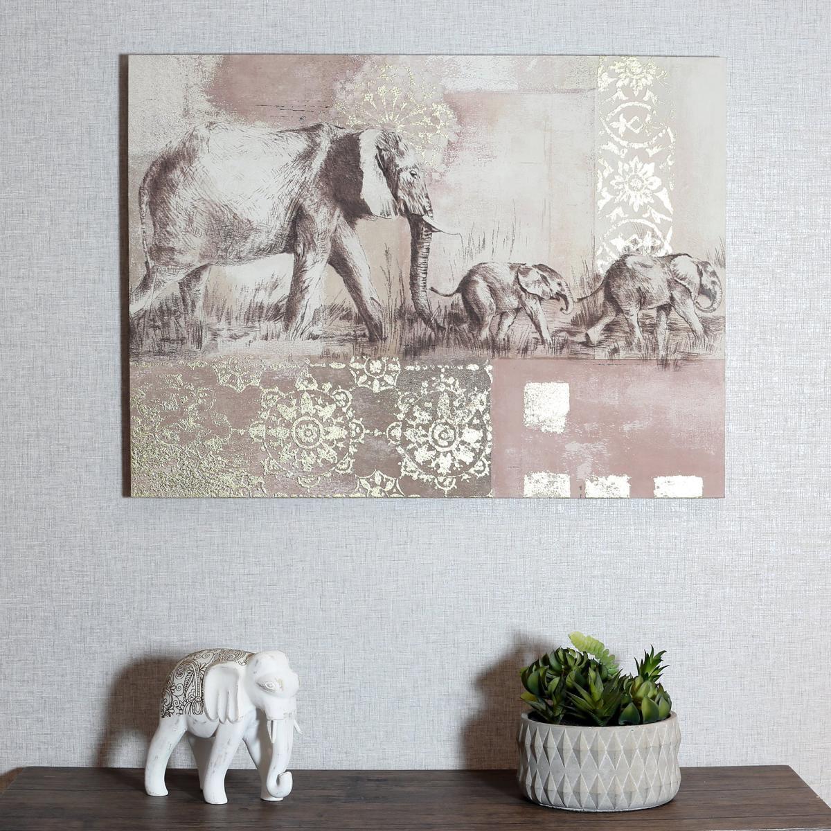 Elephant Canvas Brown/Grey/White – image 2