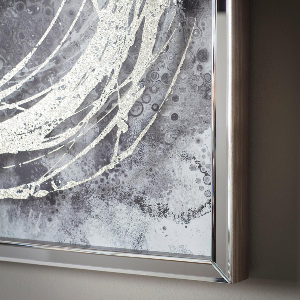 Cyclone Framed Art 1 Silver – image 2