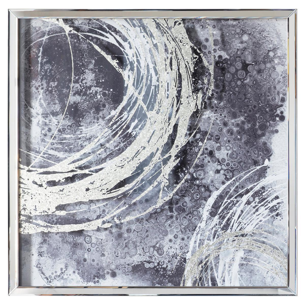 Cyclone Framed Art 1 Silver – image 4