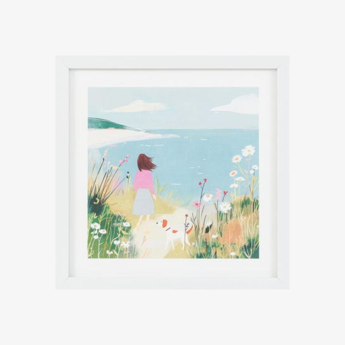 Cedar & Sage Coastal Companions Framed Print – image 1