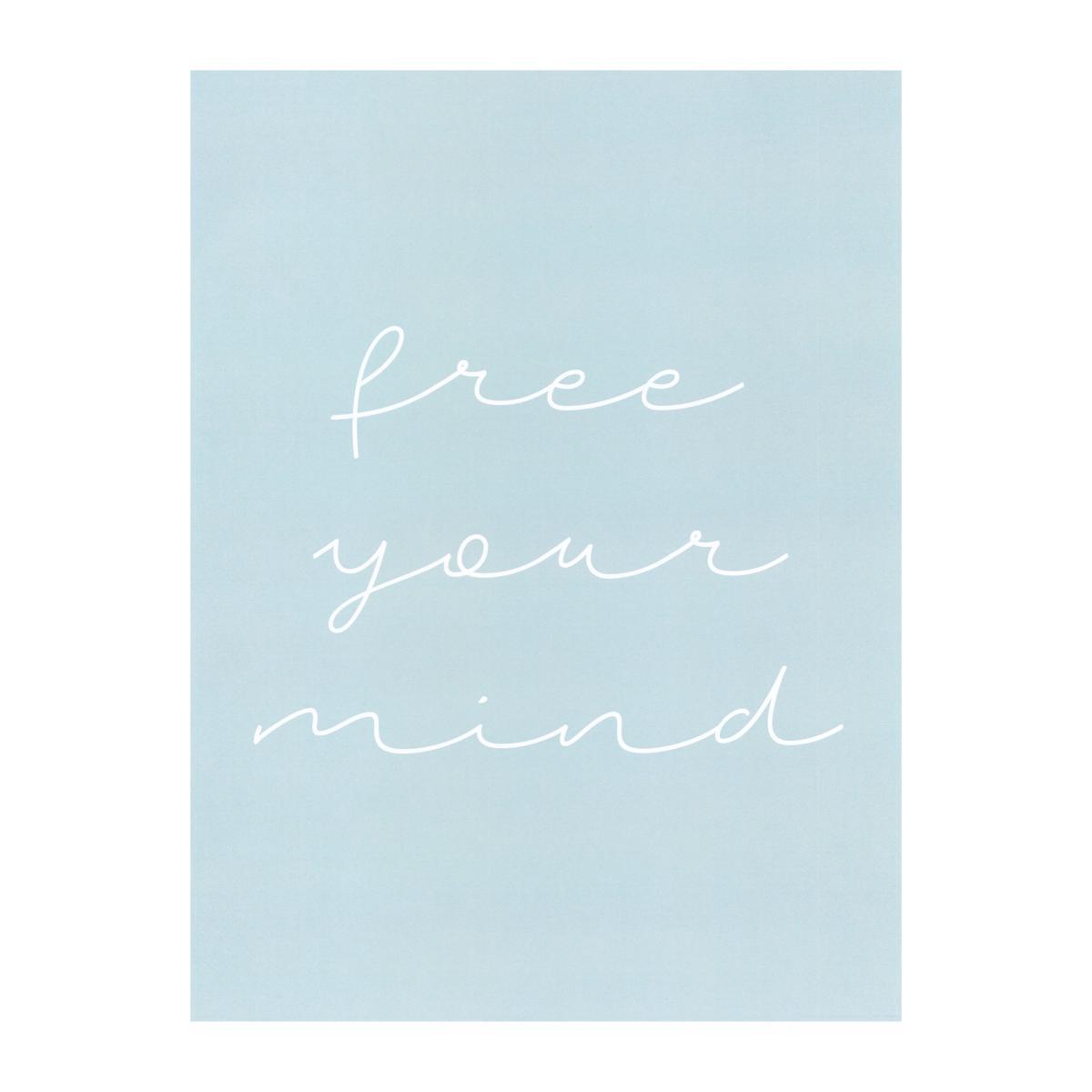 Coastal Calm Poster Pack Set of 7 Blue/Pink/Brown – image 5