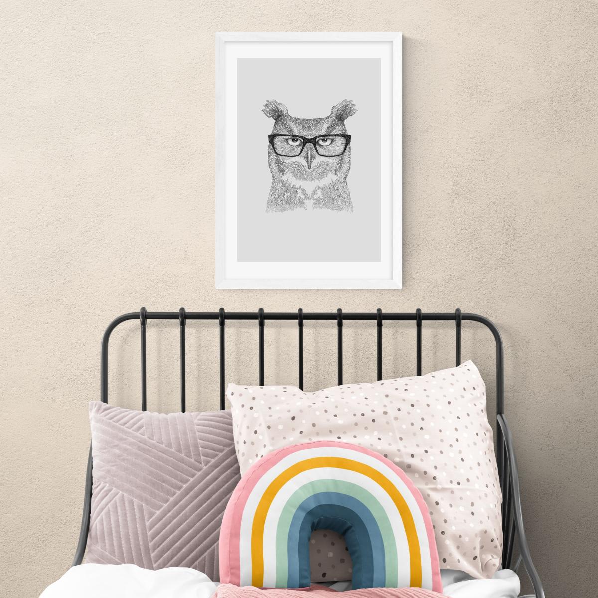 East End Prints Earnest Print Black and white – image 1