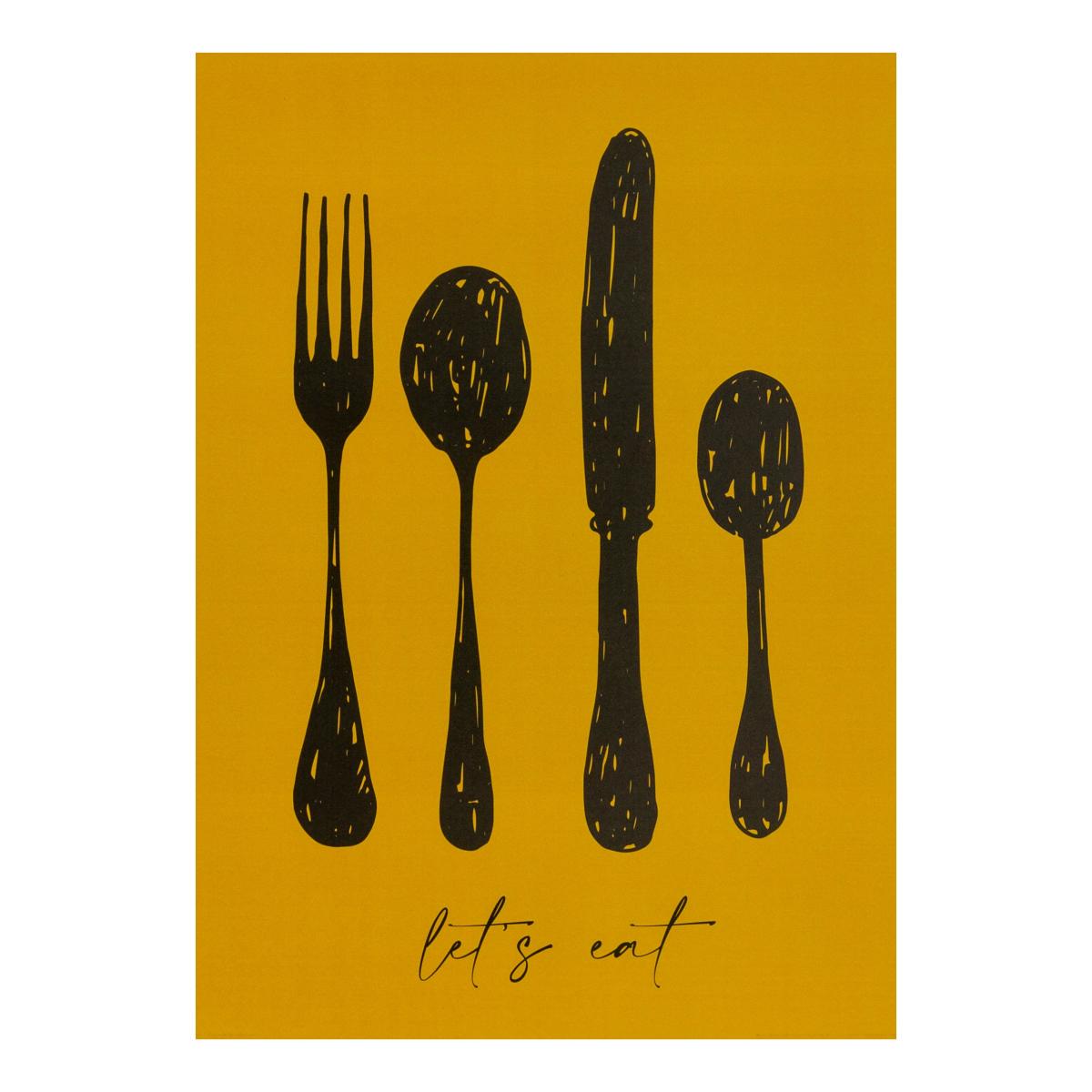 Bon Appetit Poster Pack Set of 7 Pink/Yellow/Green – image 6
