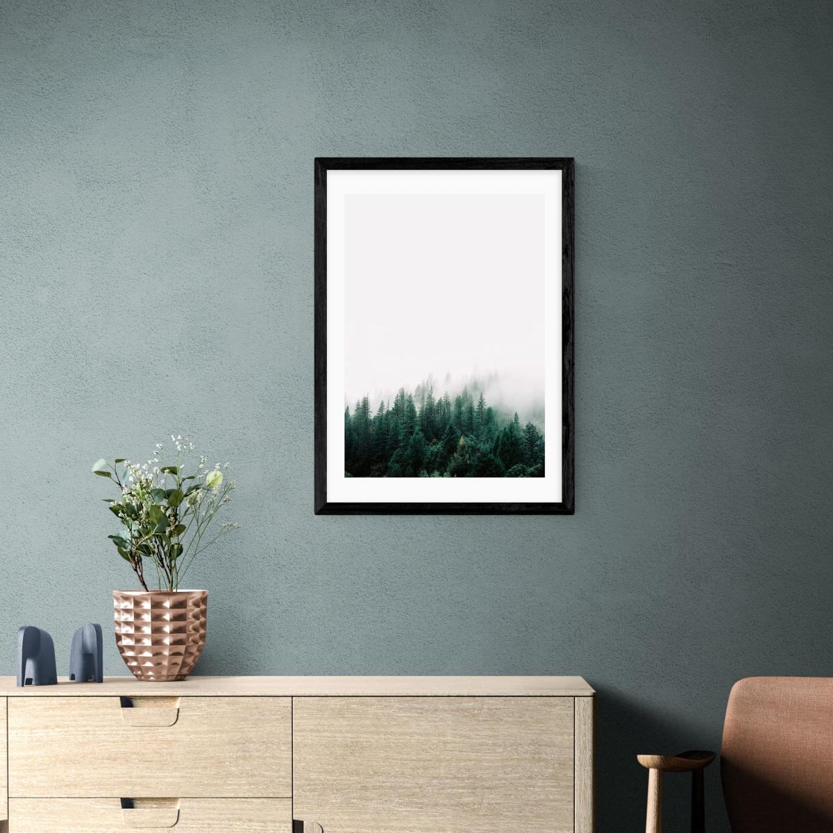 East End Prints Forest Mist Print Green – image 1
