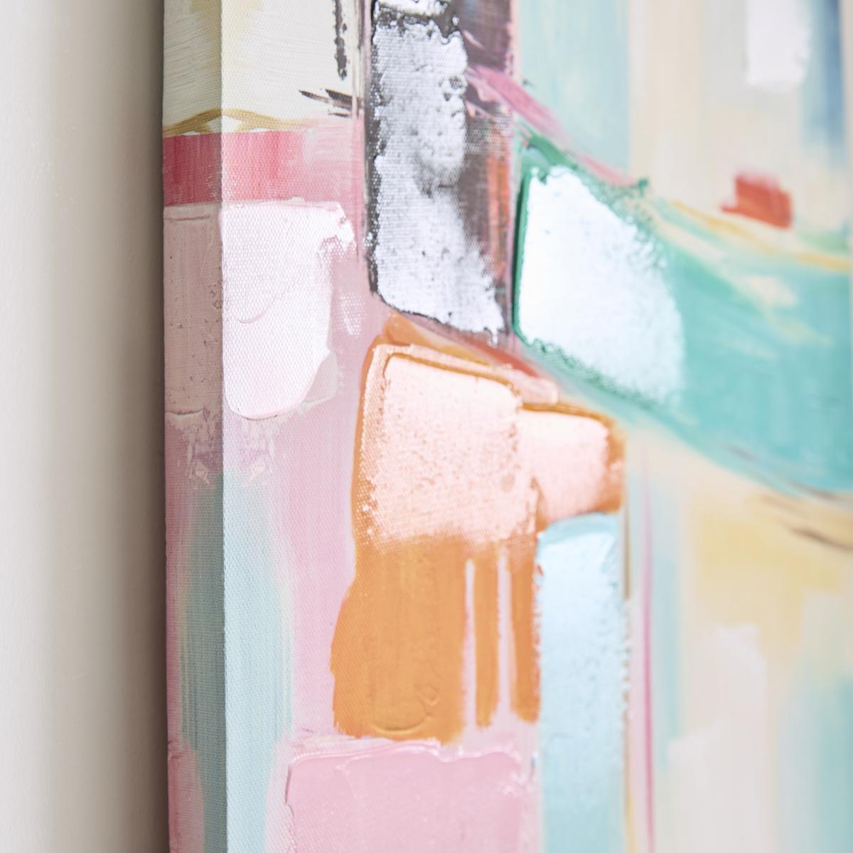 Set of 2 Bright Abstract Canvases – image 2