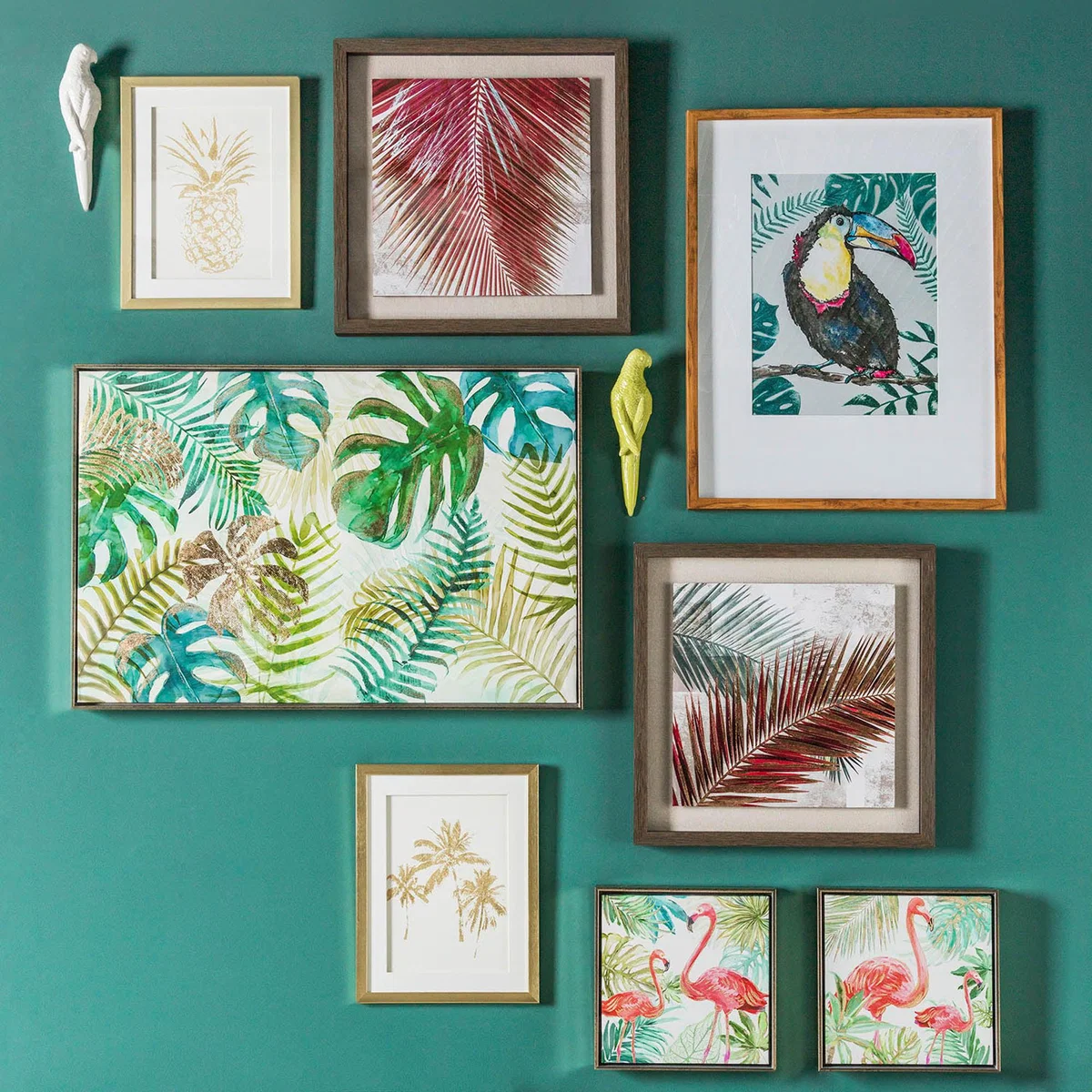 Flamingo Framed Print I Pink – image 2