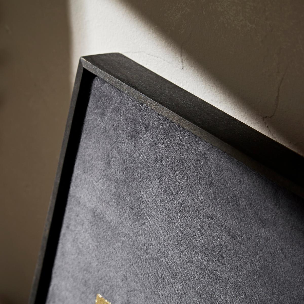 Cathedral to Nature Framed Velvet Canvas Grey – image 4