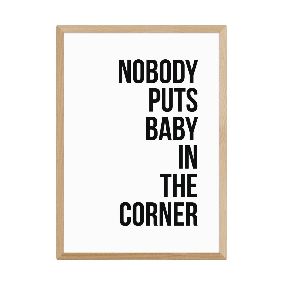East End Prints Baby in the Corner Print Black/White – image 2