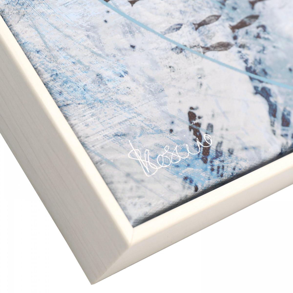 Blue Bay View Framed Canvas – image 2