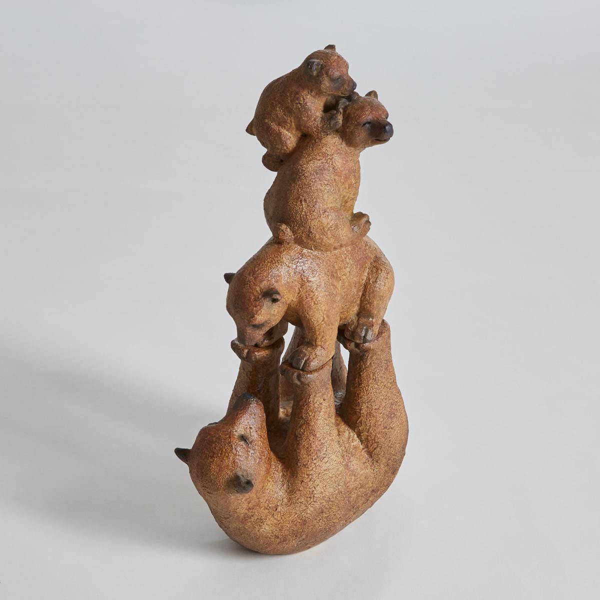 Stacking Bears Ornament Brown – image 2