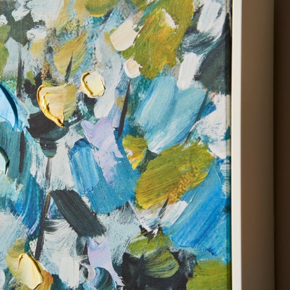 Colourful Landscape Hand Finished Framed Canvas – image 2