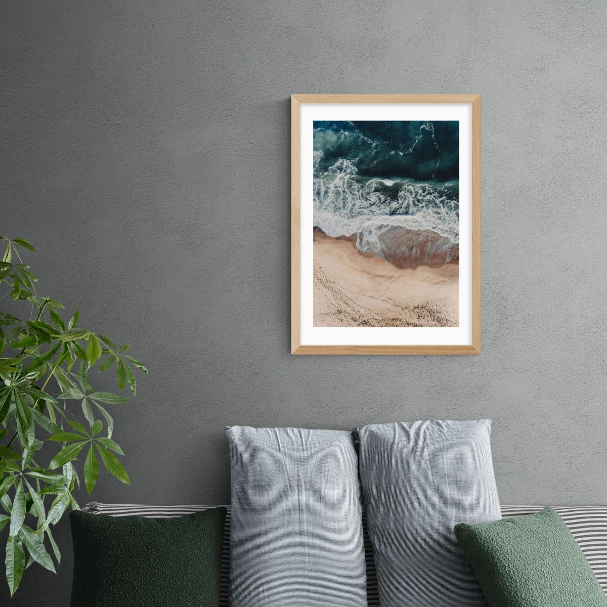 East End Prints Sands of Gold Print Green/Brown – image 1