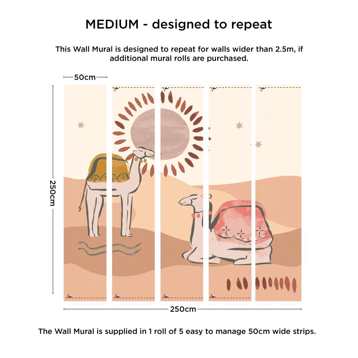 Boho Desert Mural Natural – image 3