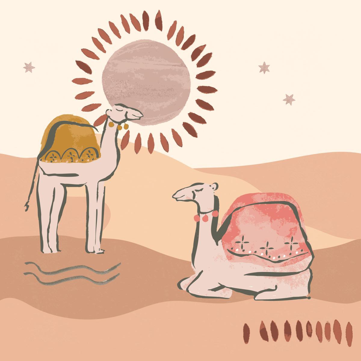 Boho Desert Mural Natural – image 4