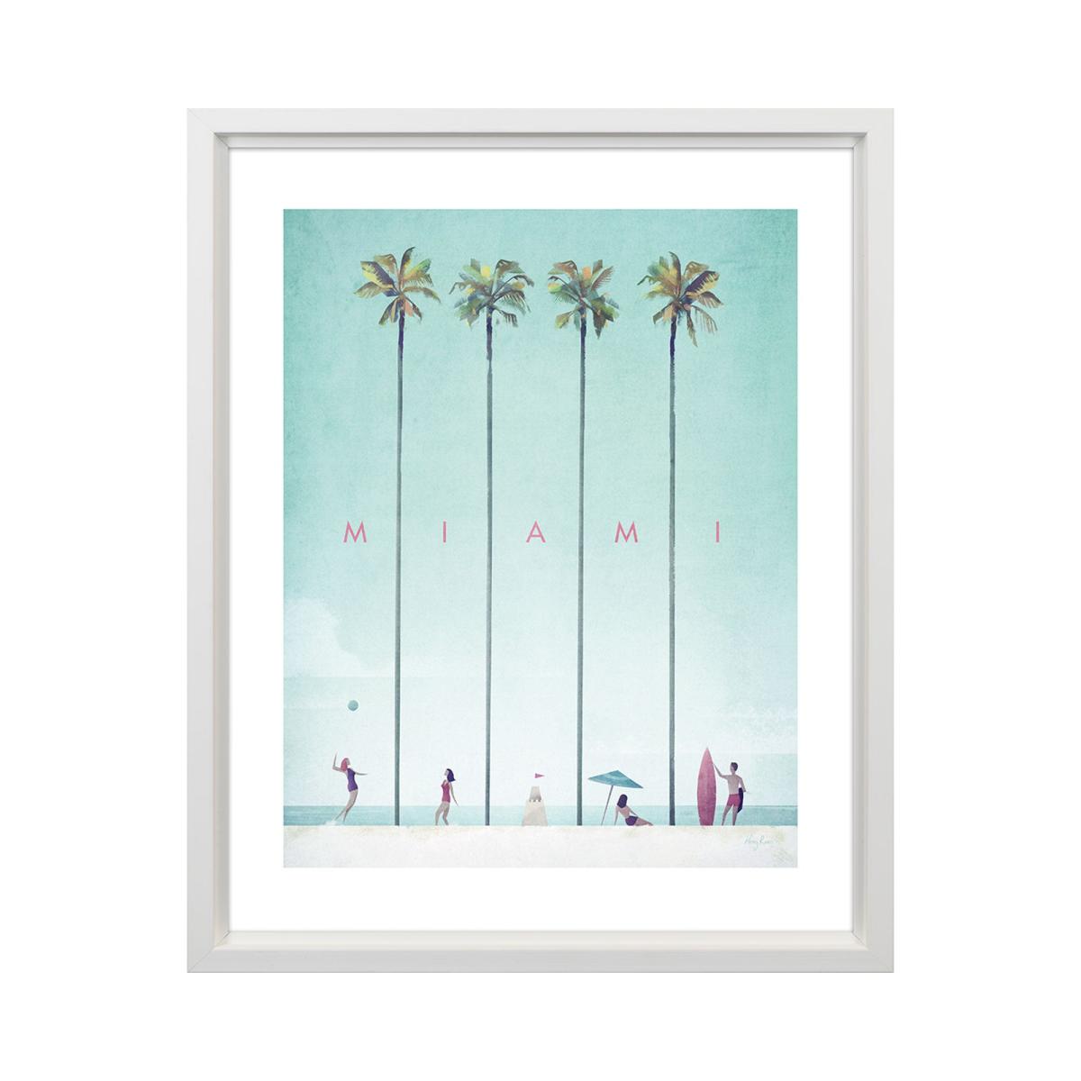 The Art Group Miami Framed Print Blue – image 2