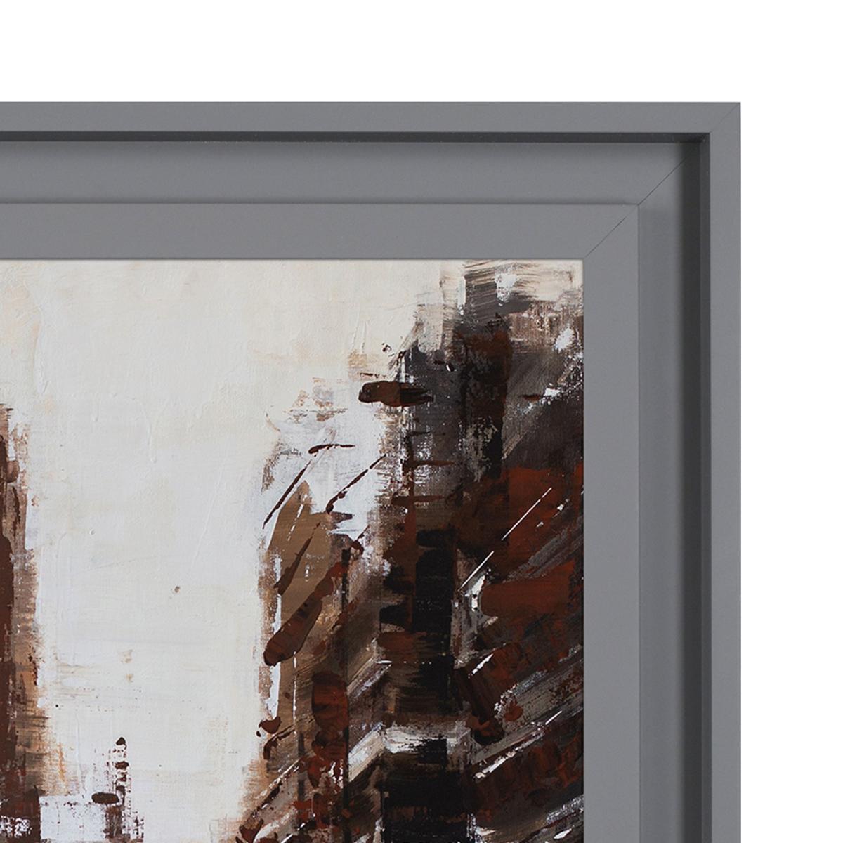 Premium Edit Rush Hour - 5th Avenue Framed Print Brown – image 3