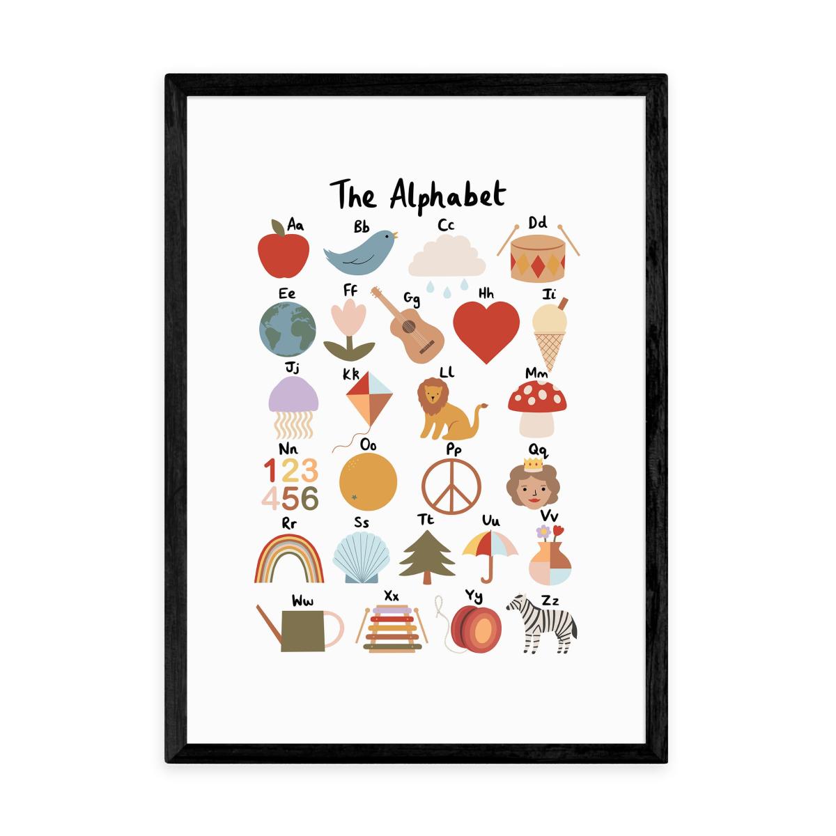 East End Prints Alphabet Print MultiColoured – image 2