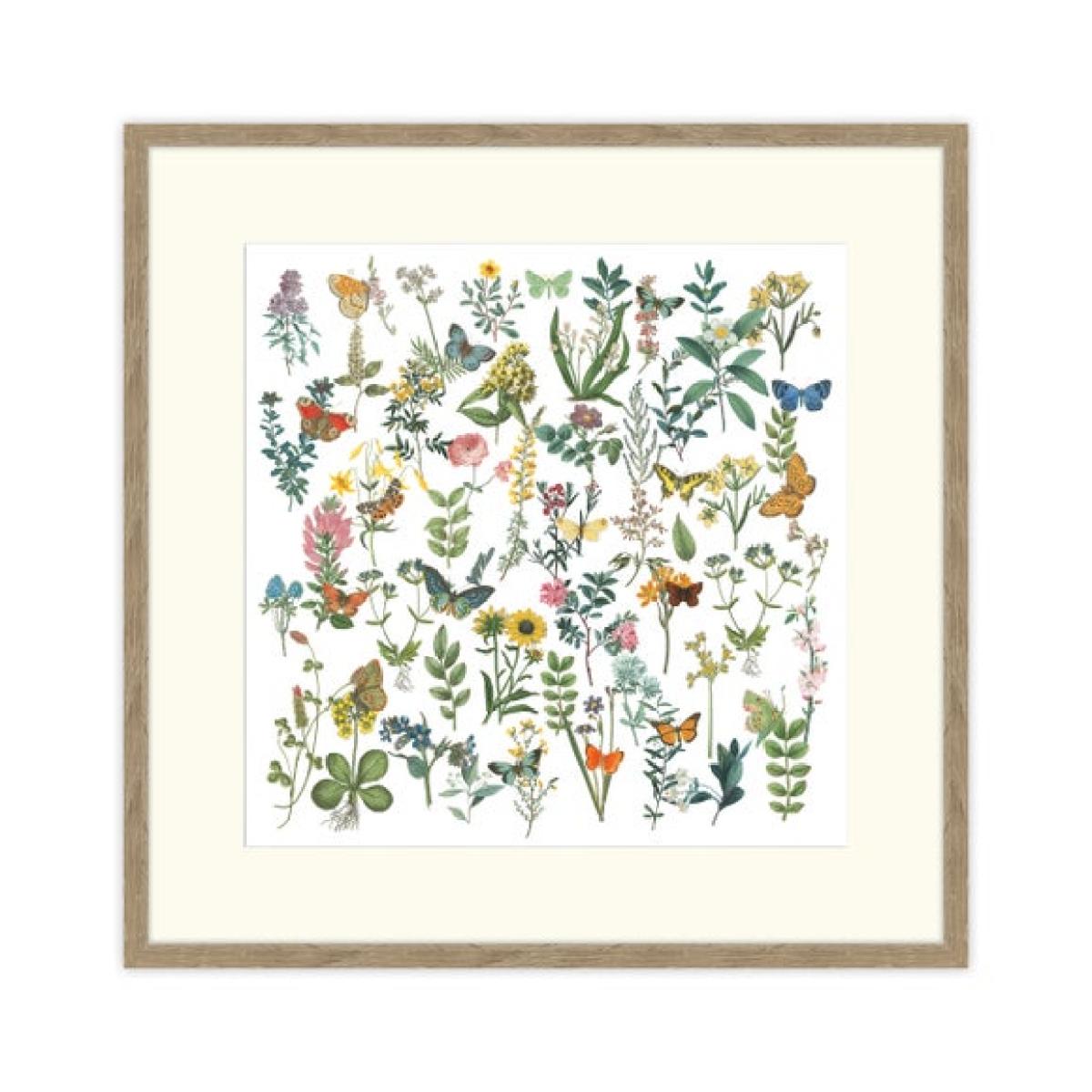 Artko Flowers and Butterflies Framed Print – image 3
