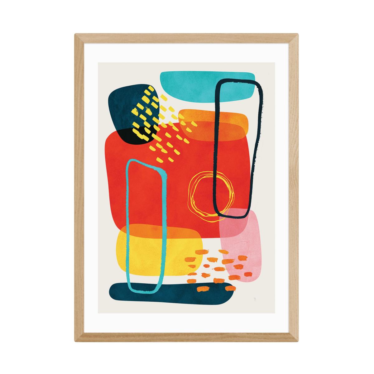 East End Prints Ferra Print Red – image 2
