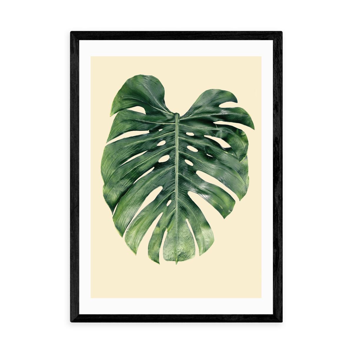 East End Prints Monstera Leaf Print Green – image 2