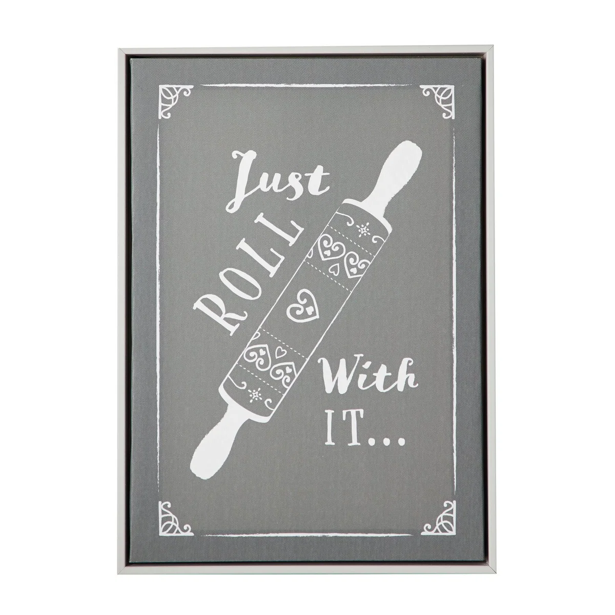 Just Roll With It Canvas Grey – image 3