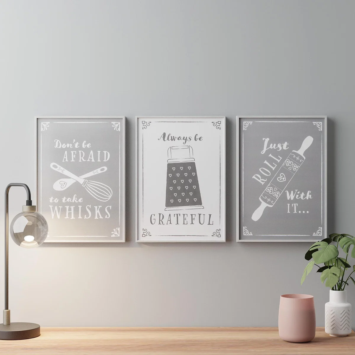 Just Roll With It Canvas Grey – image 4