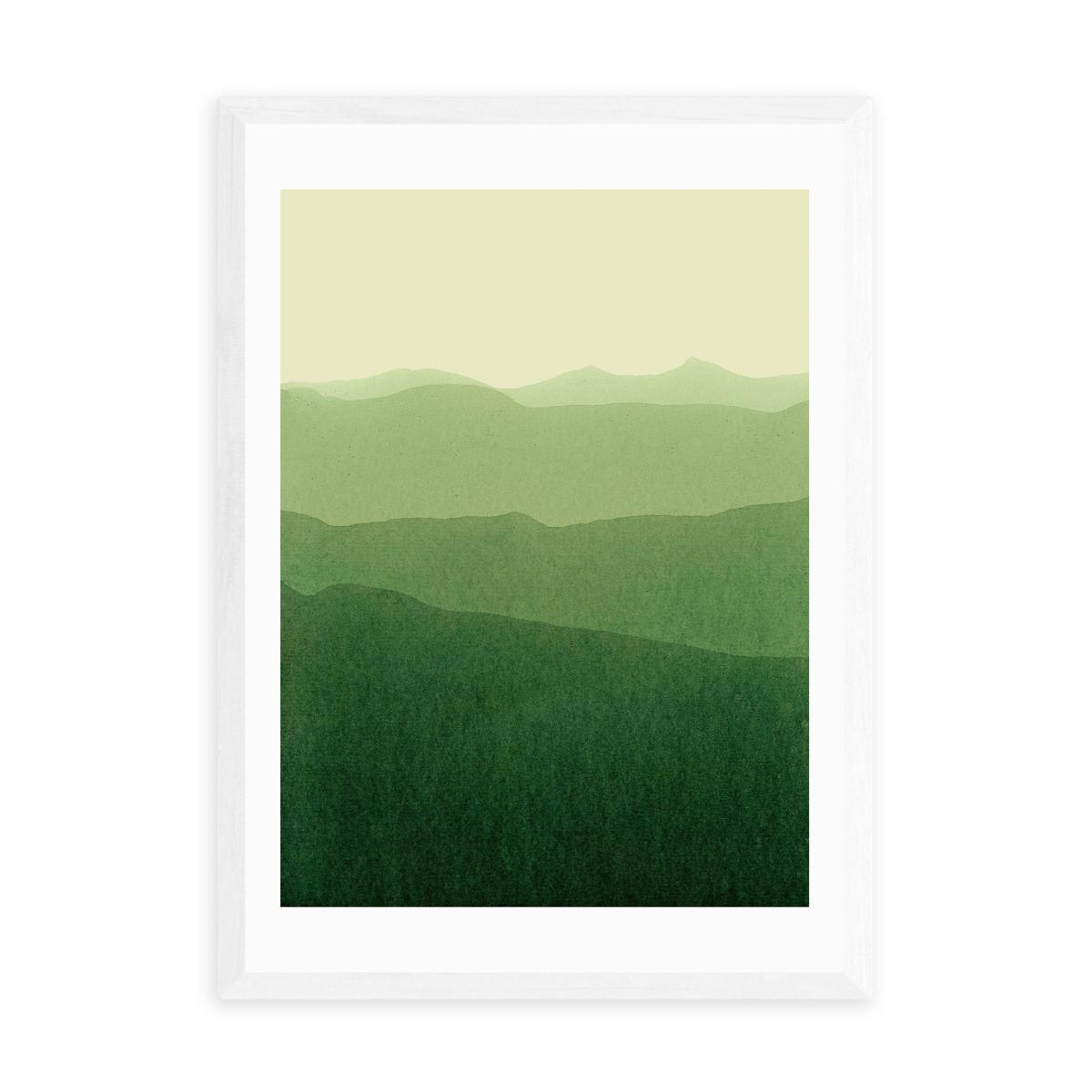 East End Prints Gradient Landscape Green Print Green – image 2
