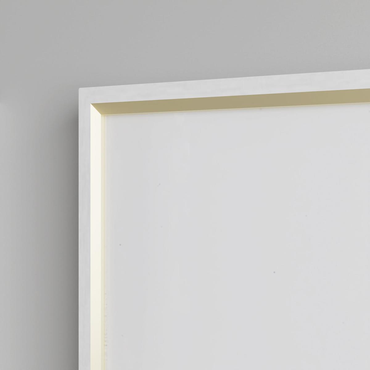 Extra Large Handbag Framed Print Grey, White and Gold – image 3