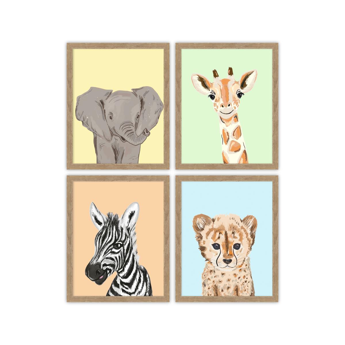 Set of 4 Little Explorers Framed Prints – image 2